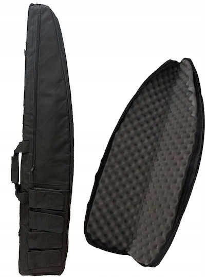 Gun Rifle Shotgun Case Bag Foam Padding Black 116cm