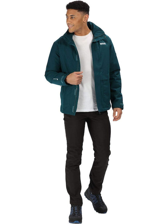 Regatta Men's Jacket Waterproof Green Cypress green