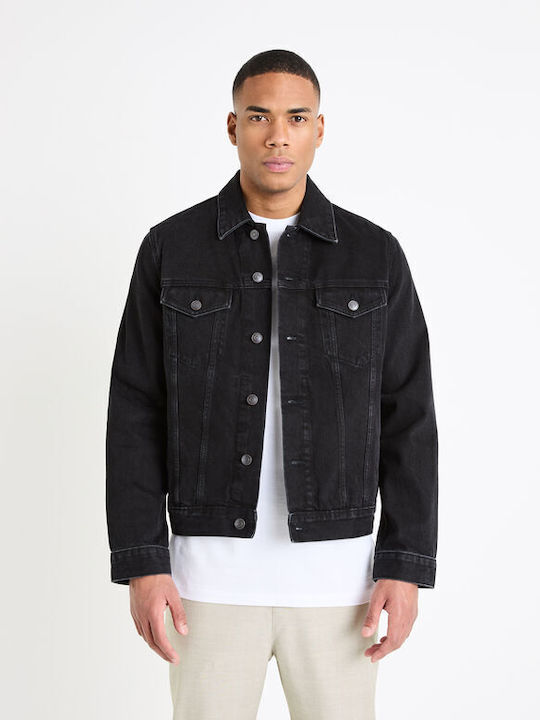 Celio Denim Jacket Black