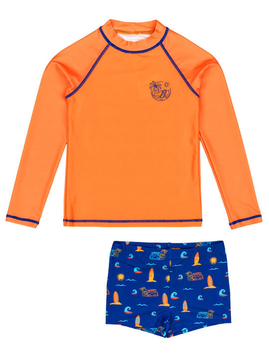 Losan Kinder Badeanzug Bademoden-Set Orange-blue