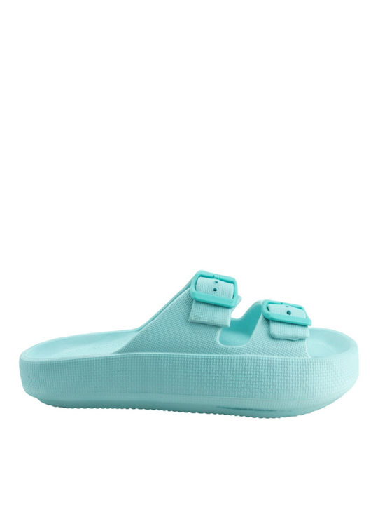 Sabino Frauen Flip Flops in Türkis Farbe