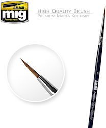 Premium Marta Kolinsky Round Brush Size 1