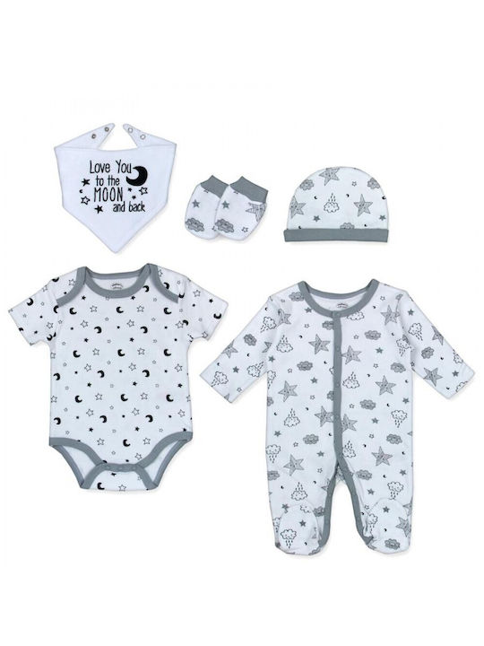 Mother's Choice Baby Bodysuit Set with Accessories