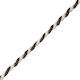 Braided Double Polyester Lace Ivory Brown 0.5cm...