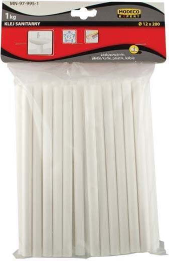 Modeco Hot Glue Stick MN-97-995-1 White 12mm 50pcs