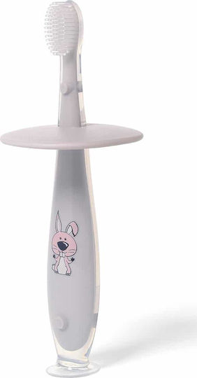 Babyono Baby Toothbrush For 1+ Years Gray