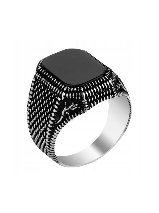 Wolfring Men's Steel Ring