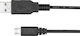 Kruger & Matz Regulär USB 2.0 auf Micro-USB-Kabel Schwarz 1m (KM0359) 1Stück