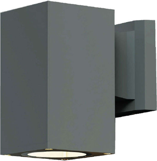 Inlight Spot de exterior montat pe perete E27 IP44 Dublu Fascicul 9x15.5x26.5εκ.