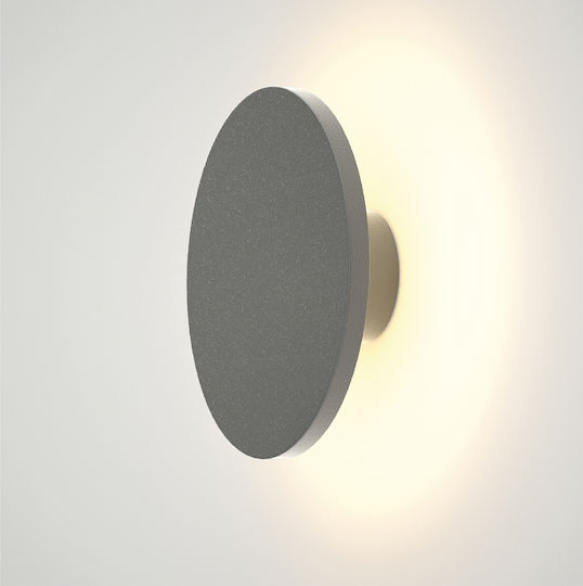 Inlight Επιτοίχια Εξωτερική Πλαφονιέρα LED IP54 8W με Ρυθμιζόμενο Λευκό Φως