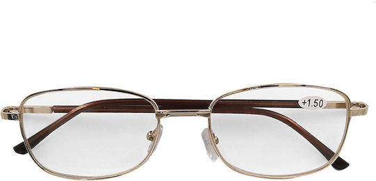 4teen-4ty Reading Glasses +1.50 in Gold color
