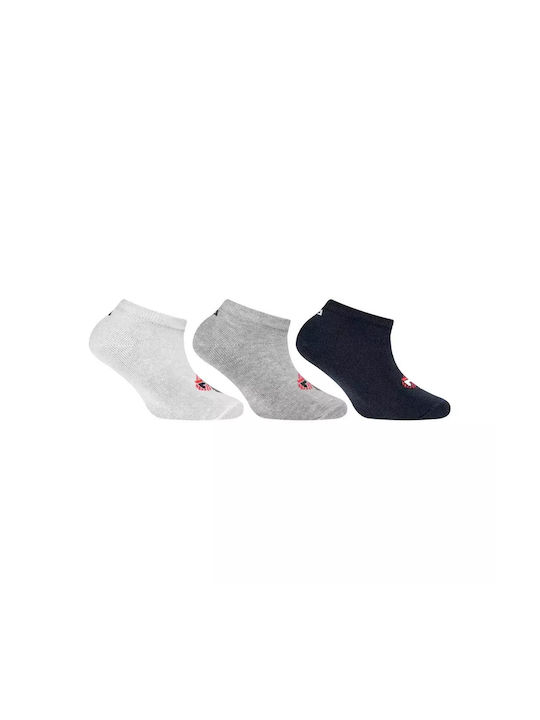 Fila Collection Unisex Αθλητικές Κάλτσες Πολύχρωμες 3 Ζεύγη