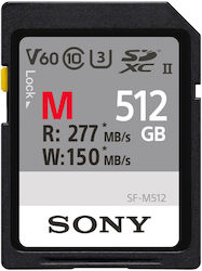 Sony M Series SDXC 512GB Clasa 10 U3 V60 UHS-II