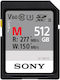 Sony M Series SDXC 512GB U3 V60 UHS-II 275MB/s