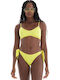 Bikini Set Top & Slip Bottom with Adjustable Straps Yellow
