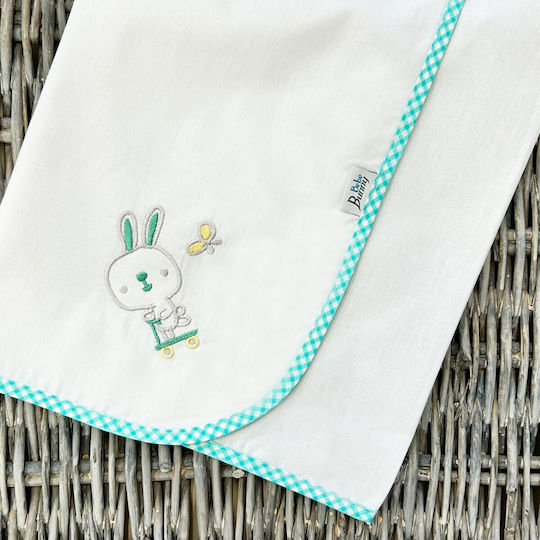 Bunny Bebe Cotton Changing Pad Delete Green