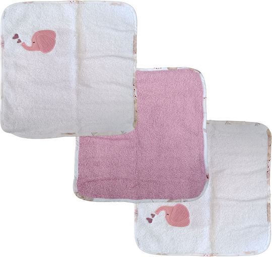 Baby Star Schultertuch Burp Cloth 30x30cm 3 Stück