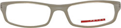 Prada Sport Acetat Brillengestelle Weiß
