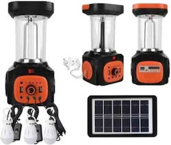 Autonomous Solar Lighting System with Light System , Speaker , Charger , Radio & Flash Light 105516