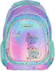 Astra School Backpack with Water Bottle Holder Blue 24L 28 x 15 x 39cm