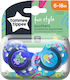 Tommee Tippee Ορθοδοντικές Πιπίλες Σιλικόνης Fun Style για 6-18 μηνών Σκυλάκι Μπλε 2τμχ