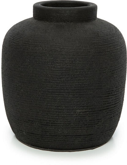 Bazar Bizar Βάζο Γυάλινο Πορτοκαλί 17x17xΥ18cm