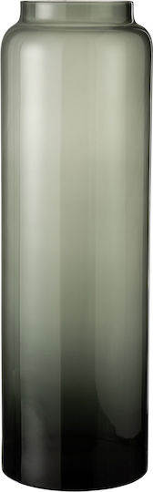Jolipa Διακοσμητικό Βάζο Γυάλινο Γκρι 19x19xΥ60cm