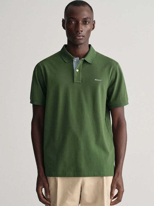 Gant Polo T-shirt Πράσινο