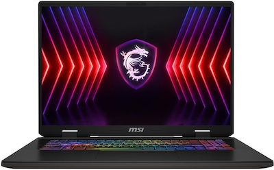 MSI Sword 17 HX B14VFKG 17" QHD 240Hz (Kern i7-14700HX/16GB/1TB SSD/GeForce RTX 4060/W11 Startseite) Cosmos Gray (Internationale Englische Tastatur)