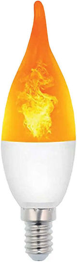 Vito LED Bulb 3W for Socket E14 and Shape C37 Warm White