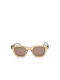 Funky Buddha Unisex Sunglasses with Brown Plastic Frame and Brown Polarized Lens FBS2066/004