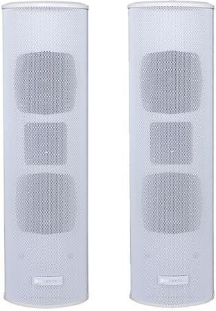 Lucky Tone Επιτοίχιο Ηχείο 60W (Τεμάχιο) 10.9x10.2x60.6εκ. Λευκό LT-466