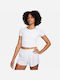 Nike Damen Sportlich T-shirt Weiß