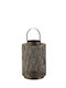 Jolipa Metallic Lantern Black 25x25x38cm