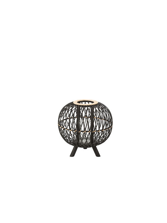 Jolipa Bamboo Lantern Black 39x39x38cm