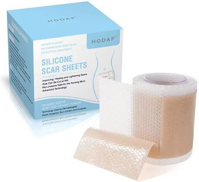 Hodaf Silicone Scar Sheets 4cmx3cm Επιθέματα Σιλικόνης Ανάπλασης Ουλών 1τμχ