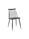 Aurora Dining Room Polypropylene Chair Black 42x46x79cm