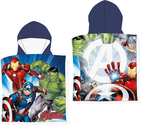 Summertiempo Kids' Beach Poncho Avengers 100 x 50cm
