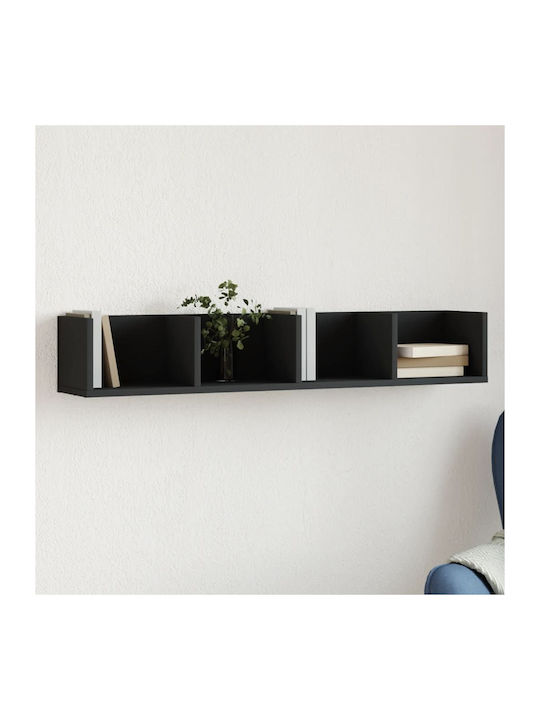 Cabinet Wall Black 99x18x16.5cm