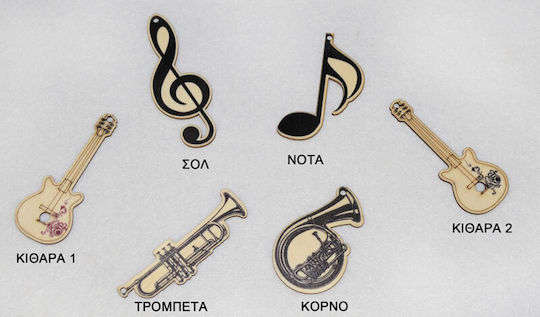 Wood Decorative Element for Wedding Favors 25pcs