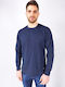 Long Sleeve Blouse Dark Blue