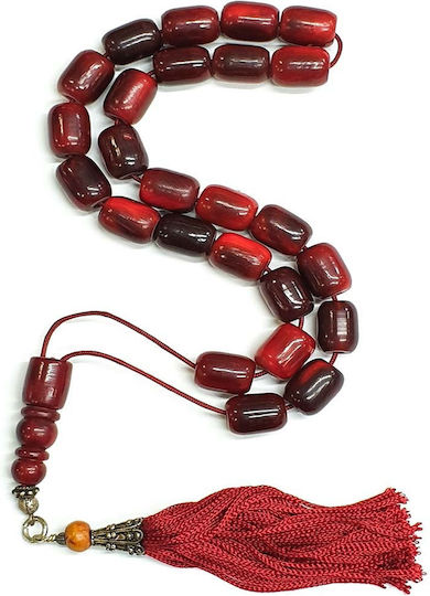 Roloi Komboloi Horn Worry Beads Red 44cm