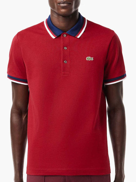 Lacoste Men's Short Sleeve Blouse Polo RED