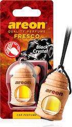 Areon Car Air Freshener Pendand Liquid Fresco Black Crystal 4ml