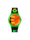 Swatch Neon Rider Uhr Batterie mit Schwarz Kautschukarmband