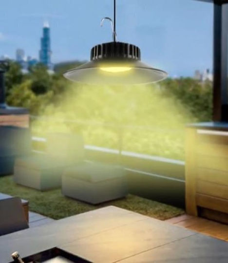 Fos me Hängend Solarleuchte 4W mit Fernbedienung IP44
