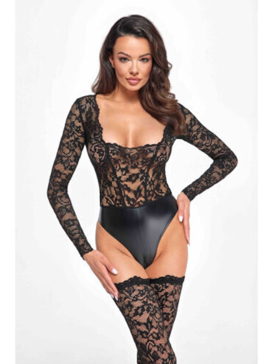 Noir Handmade Psyche Bodysuit Black