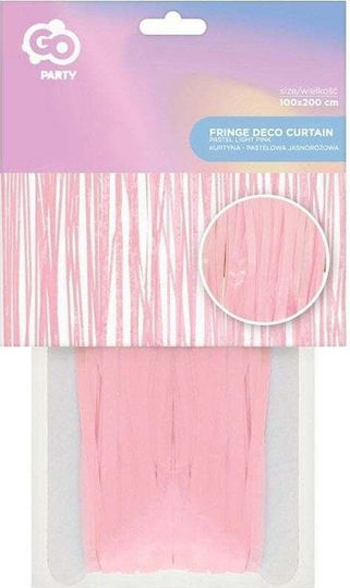GoDan Party Decorations Curtain in Pink Colour 100cm