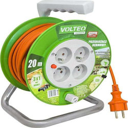 Volteo Extension Cord Reel 4 Sockets with 40m Cable Volteo Extension Cord Reel 4 Sockets with 40m Cable
