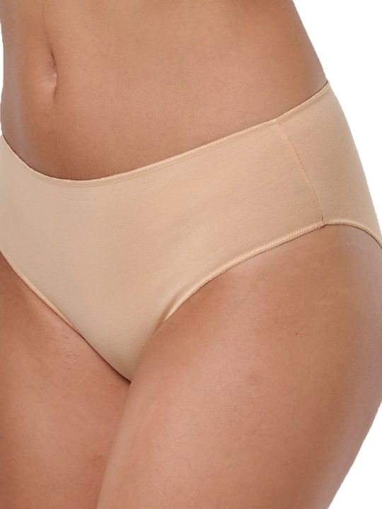 Γυναικεία Slip 3Pack Μπεζ-λευκό-μαύρο